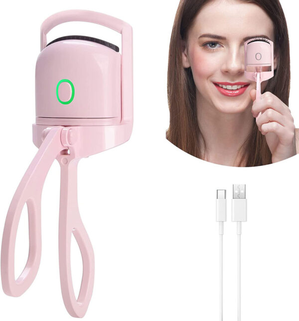 Portable Heated Eyelash Curler – Rechargeable Electric Lash Styling Tool - Image 8