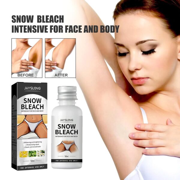 Snow Bleach Cream For Private Part , Intimate Areas-Underarm, Neck, Armpit, Knees, Elbows, Dark Spot Remover Cream